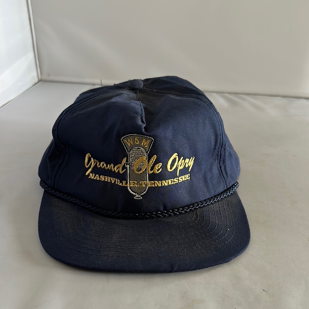 Vintage Nashville Grand Ole Opry navy trucker hat (X4)